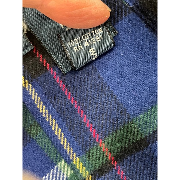 Ralph Lauren Custom‎ Fit Flannel Shirt Men XL Classic Button Down - Picture 5 of 6